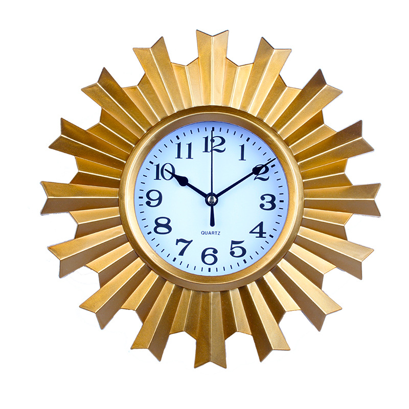 工厂批发钟表挂钟客餐厅简约创意时尚钟表轻奢高级感餐厅静音时钟