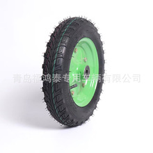 厂家批发400-8手推车橡胶充气轮胎300-8老虎车单轮汽轮充气轮胎