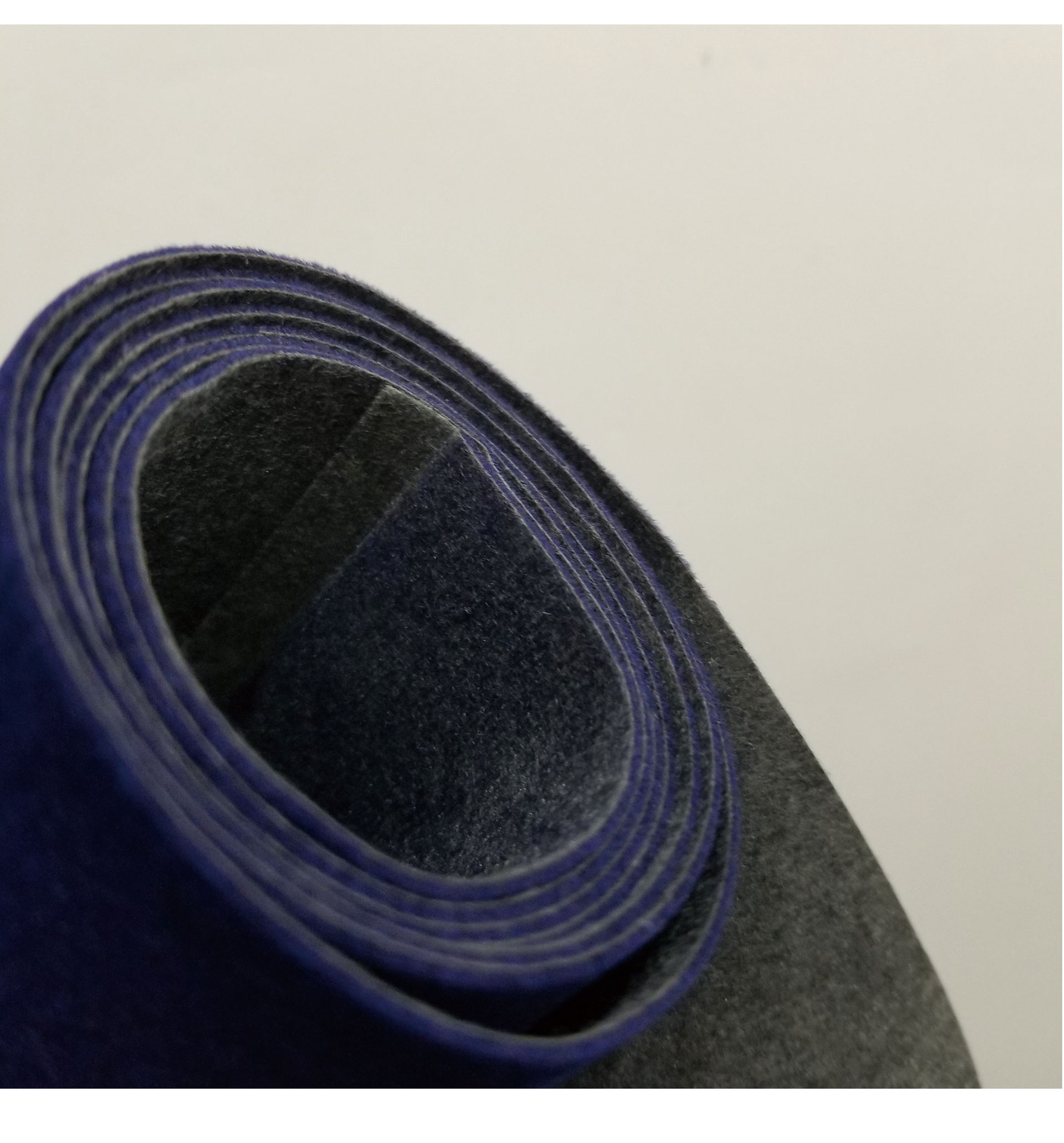 现货珠宝首饰礼品盒子包装藏青色水刺长毛静电植绒布