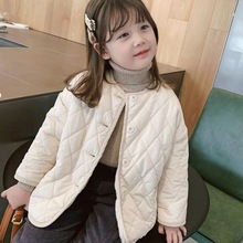 童装2021新款女童洋气加厚外套儿童洋气冬装宝宝韩版保暖棉袄上衣