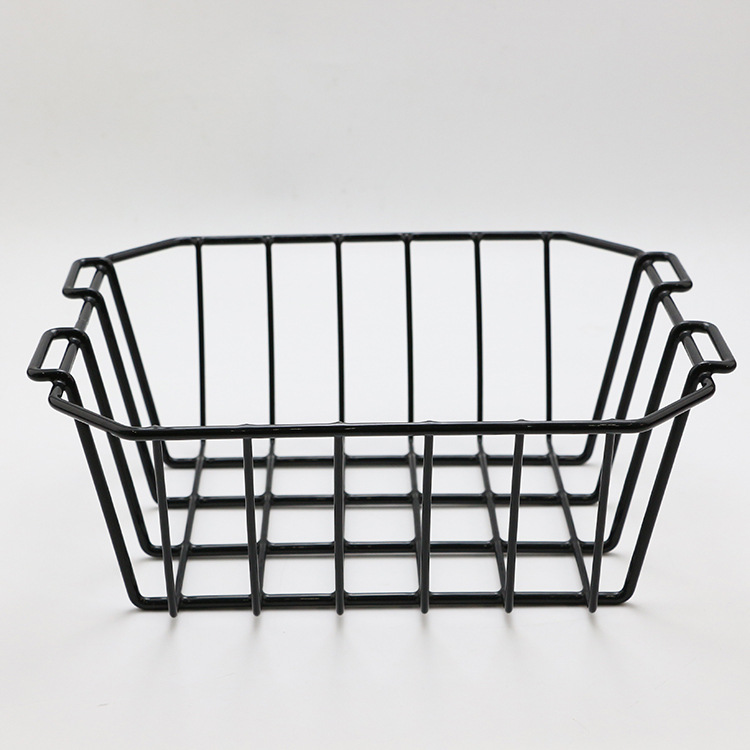 厂家定制 日式铁艺收纳筐置物架金属浸塑篮铁篮子保温箱篮