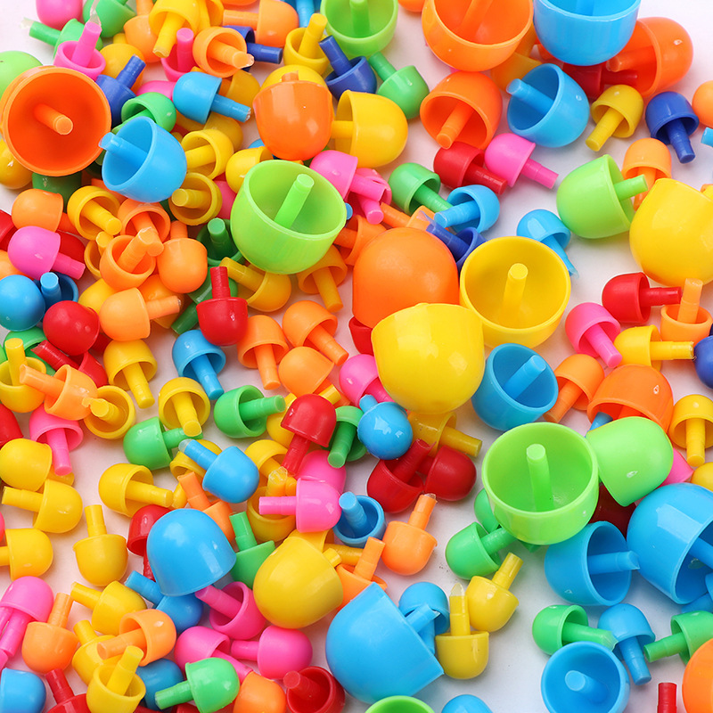 儿童蘑菇钉 益智蘑菇丁插板玩具 296粒组合拼板 手