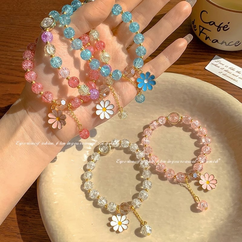 太阳花手链女ins闺蜜手串气质网红爆款串珠小众设计感多巴胺饰品
