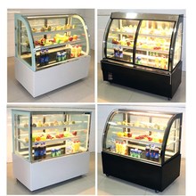 蛋糕柜冷藏柜展示柜商用水果熟食甜品慕斯风冷小型台式保鲜柜直角