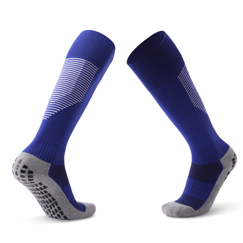 Customized Adult Spring and Summer Towel Bottom Soccer Socks Anti-Skid Shock Absorption over the Knee Stockings Sweat-Absorbent Breathable Sports Socks Labeling