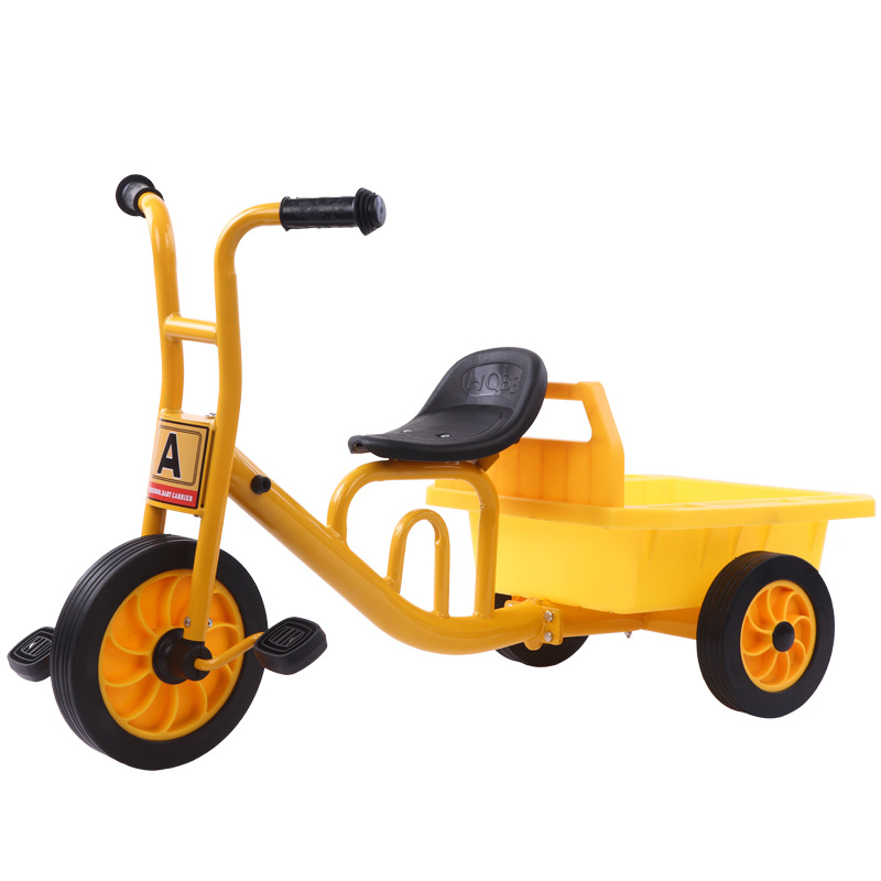 幼儿园儿童三轮车防侧翻户外脚蹬运动车一件代发手推车量大从优