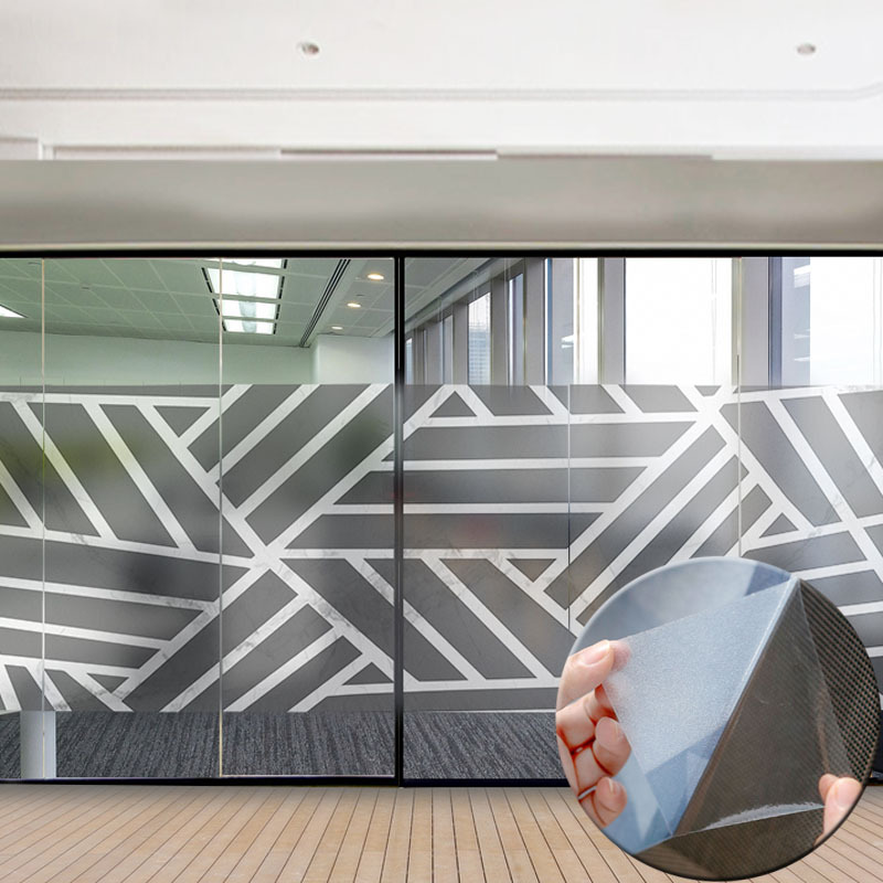 玻璃磨砂贴膜创意