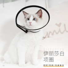 猫咪防舔防抓头套批发狗狗猫咪项圈脖套耻辱圈透明宠物伊丽莎白圈