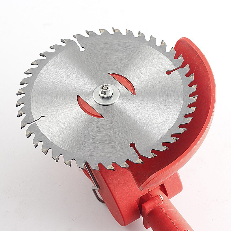 12v24v锂电割草机刀片白钢一字配件24t40t电动除草机圆合金锯片