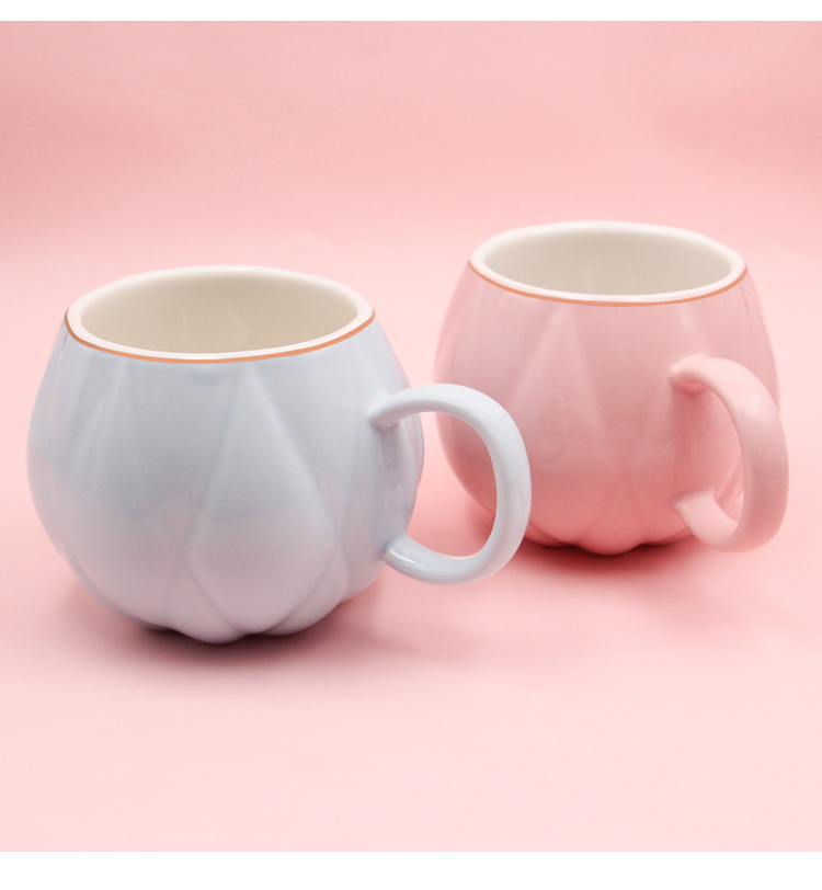 网红陶瓷杯情侣简约高档创意马克杯学生婚庆活动礼品水杯印制logo