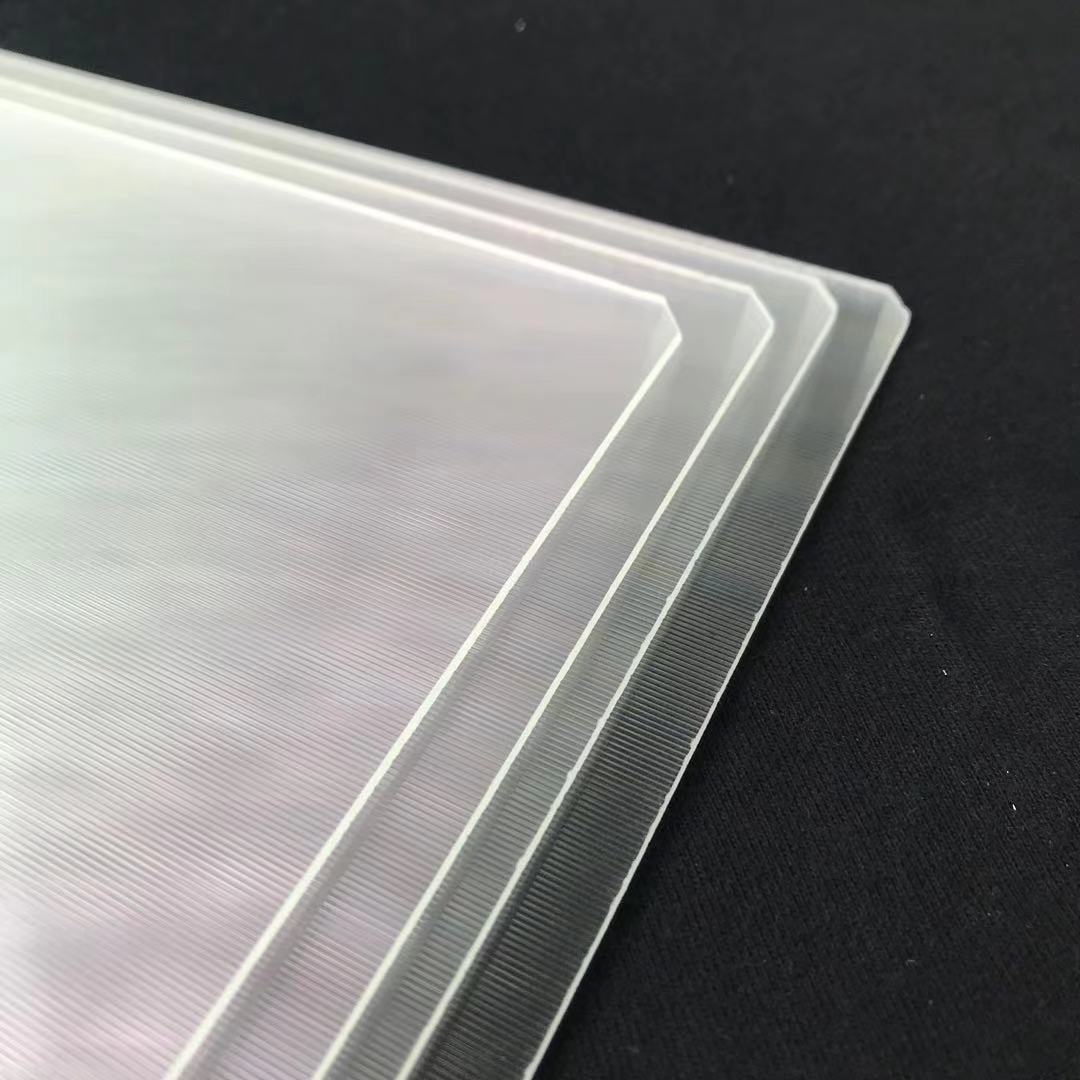 两面条纹免丝印导光板 led抗黄变导光板 灯箱平板灯导光板加工