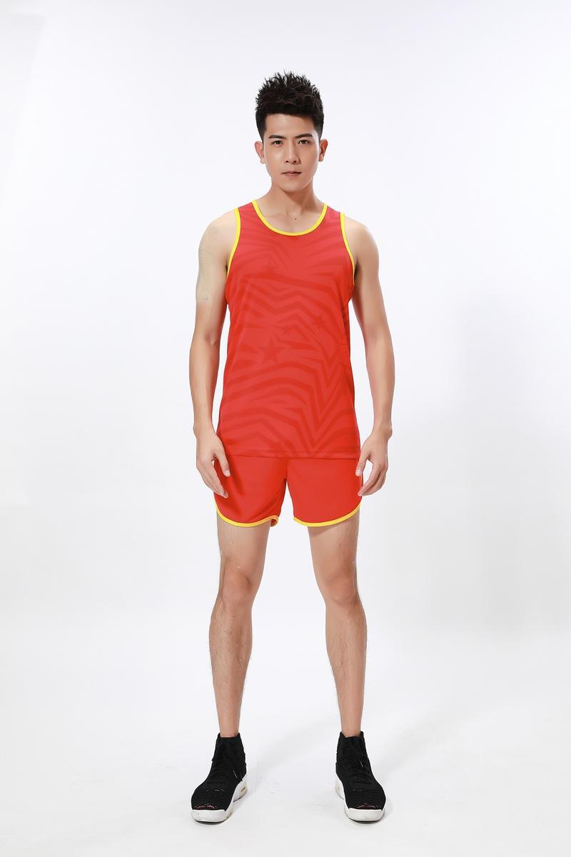 田径比赛服套装男女马拉松跑步专业运动员训练服可印字刺绣a3052