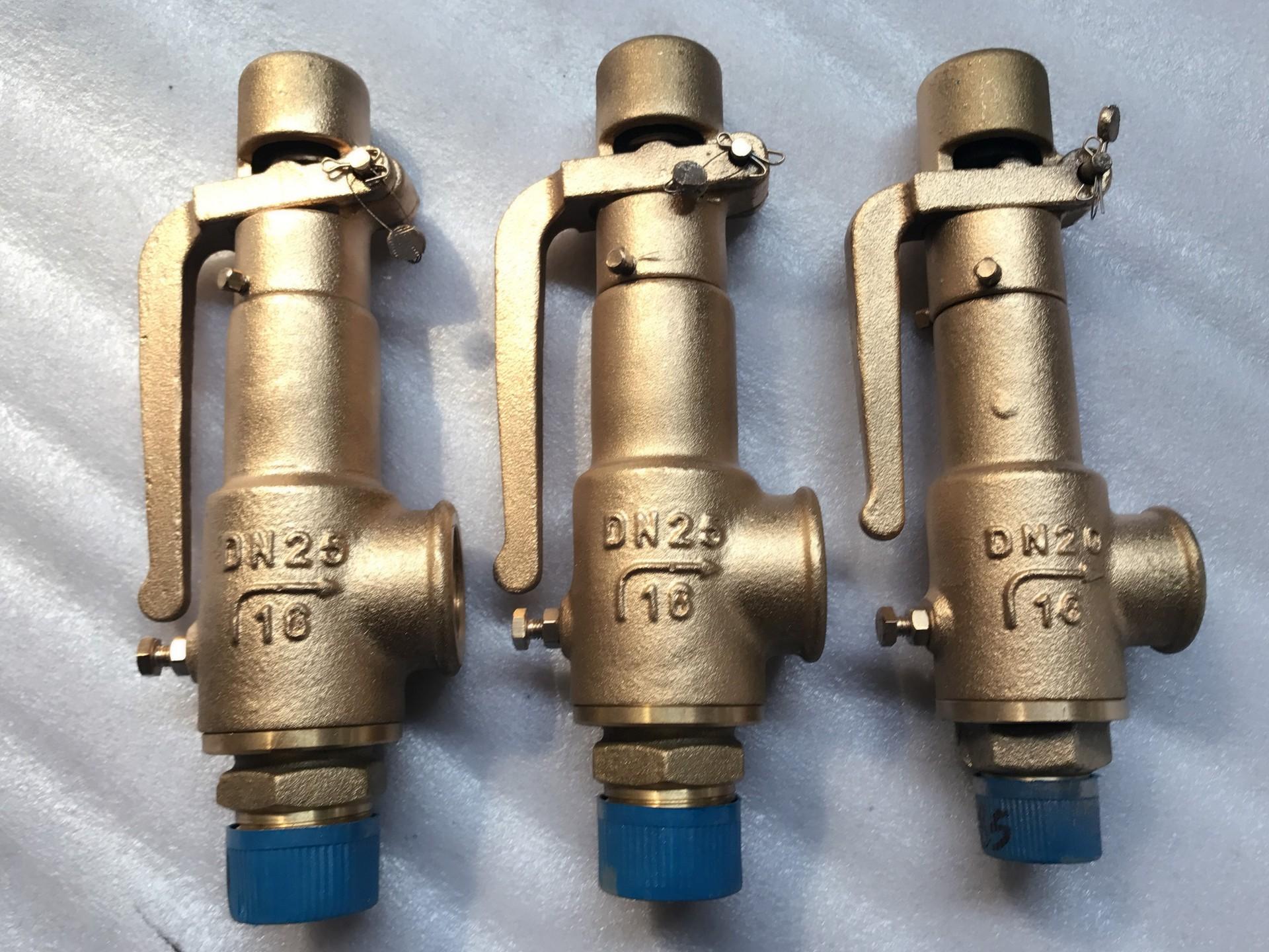 全铜安全阀 a27w a28w系列 安全阀 超压 上海精工 厂家直销