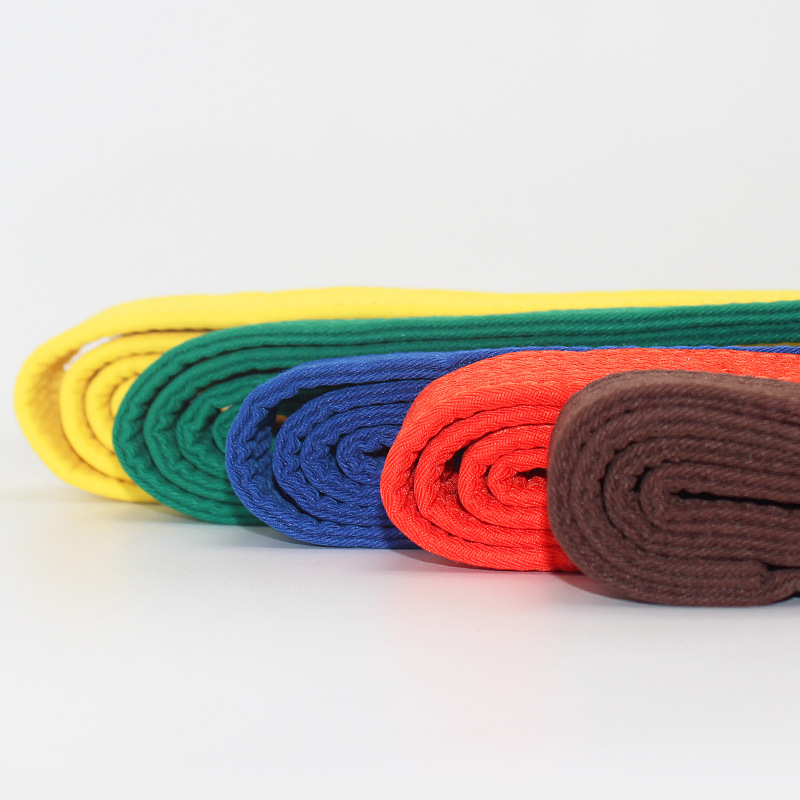 极真会空手道腰带柔道比赛训练道带考级带段带色带跆拳道腰带