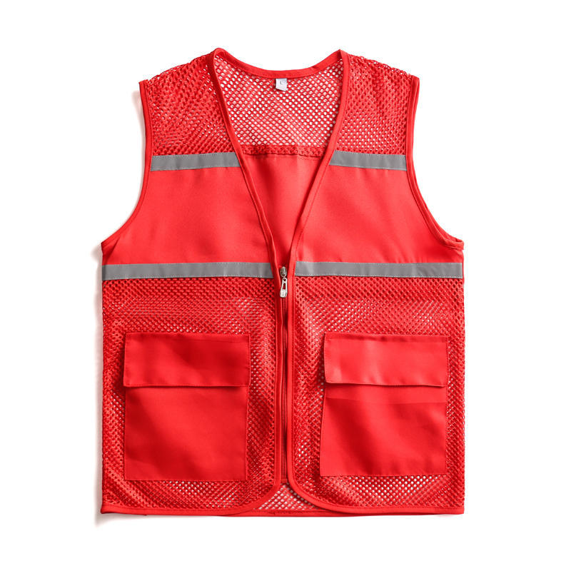 Advertising Vest Customized Volunteer Vest Reflective Mesh Vest Volunteer Vest Sanitation Vest Logo