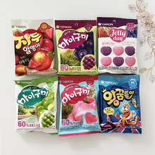 好丽友桃子味QQ糖水蜜桃味韩国进口软糖水果汁橡皮糖整箱批40袋