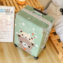 行李箱女日系拉杆箱小型铝框款男20旅行箱结实耐用密码皮箱子24寸