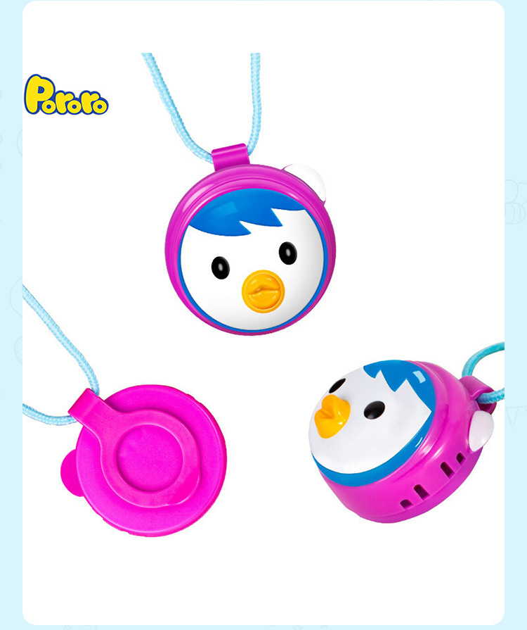 韩国啵乐乐立体芳香挂扣pororo可龙佩蒂夏季防护卡通图案精油挂扣