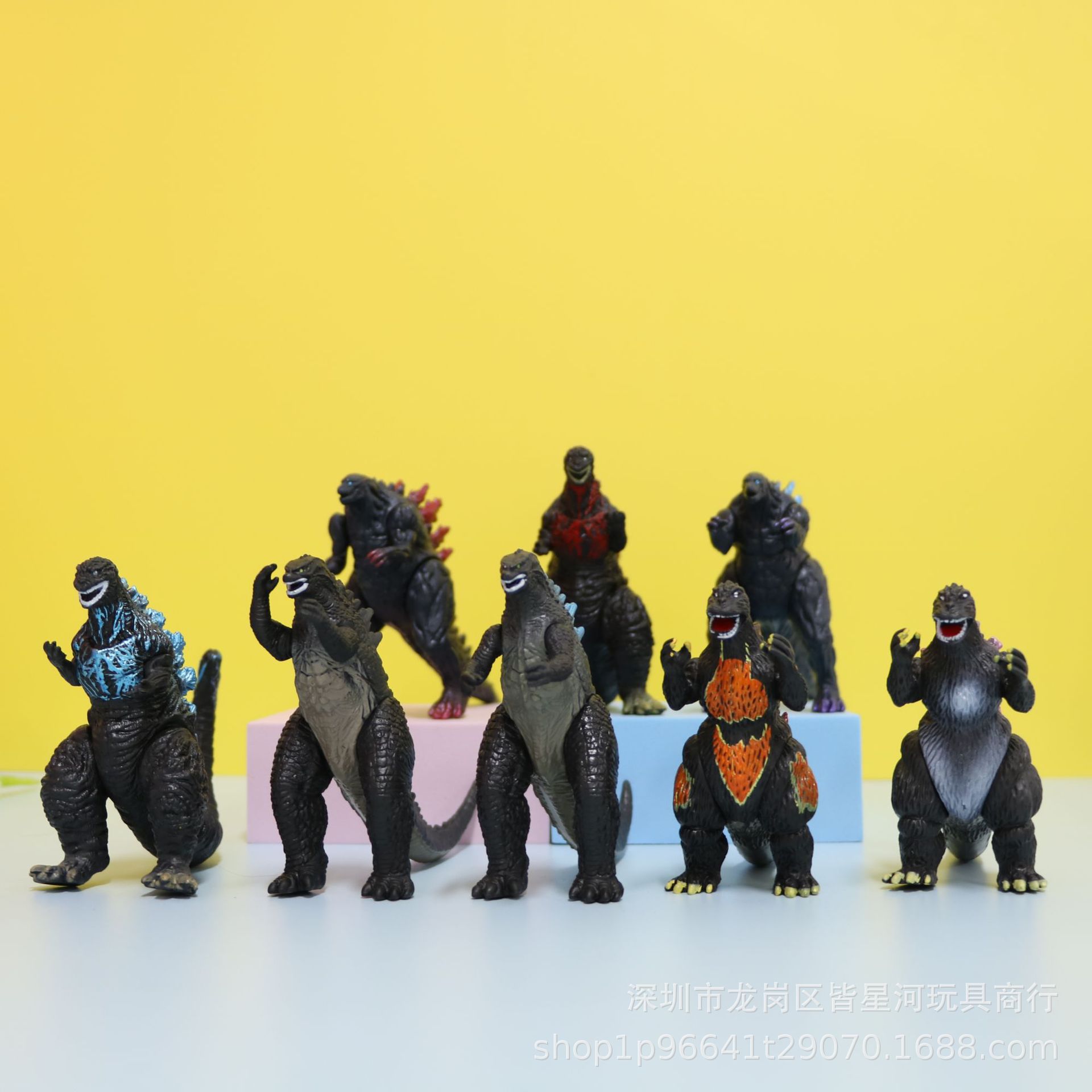 8款哥斯拉godzilla哥吉拉恐龙怪兽行星公仔手办玩具模型玩偶摆件