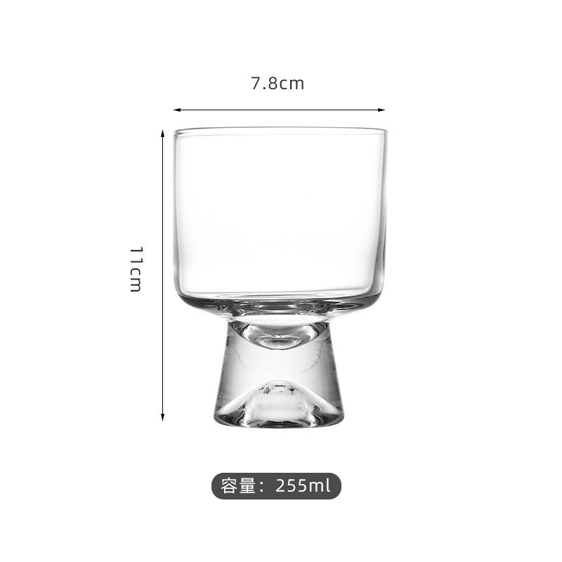 Good-looking Ins Glass Cup Fun DIY Dessert Cup Creative Milk Shake Cup Juice Coffee Cup Household Goblet Cup