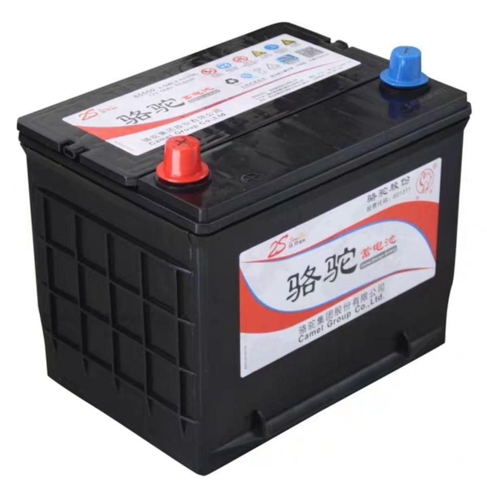 骆驼蓄电池12v55ah汽车电瓶适配宝骏730 630 560别克凯越乐风景程