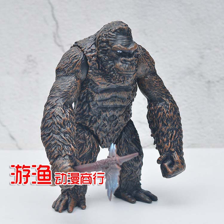 金刚骷髅岛 2款kong skull island 黑猩猩关节可动手办玩具摆件