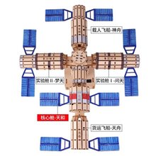 航空航天空间站模型科技制作小发明儿童高难度手工拼装玩具材料包