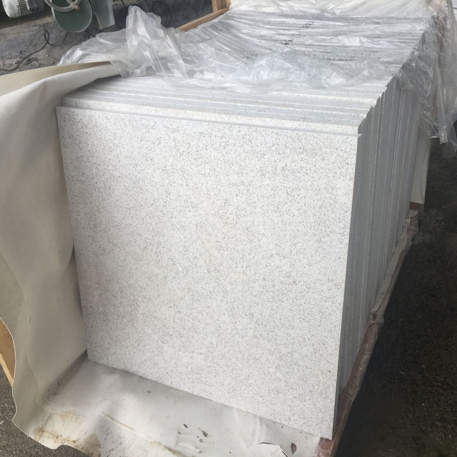 珍珠白 出口欧美白色花岗岩台面板 白色花岗岩石材