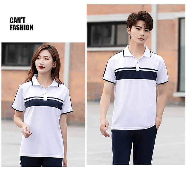 春夏季新款中学生校服高中生短袖校服初中毕业班服运动小学生校服