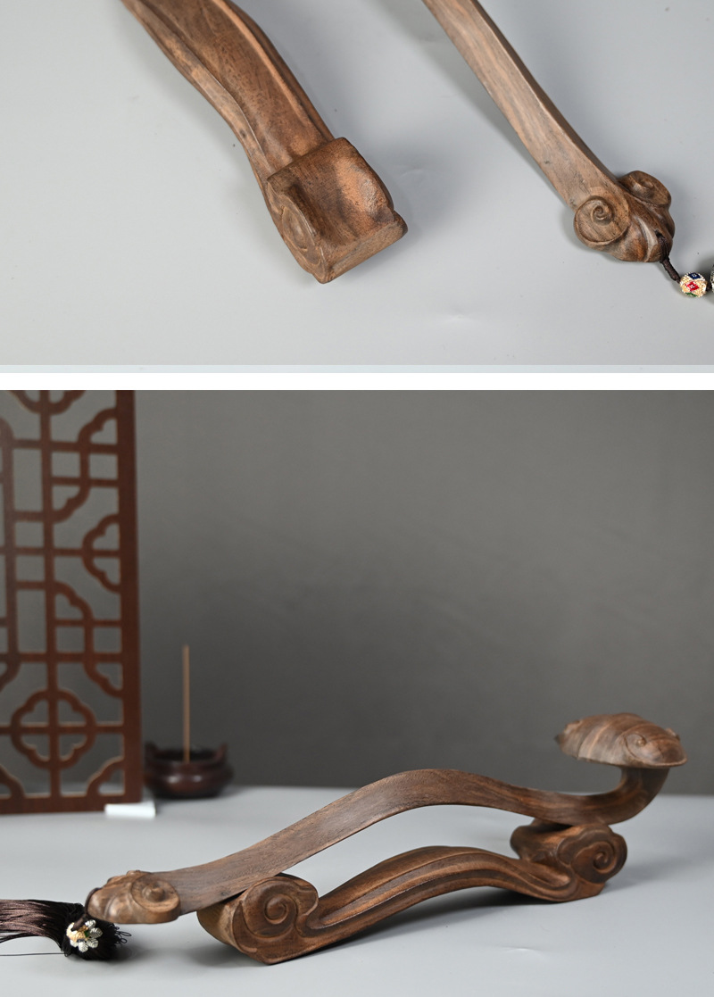 越南沉香木木雕如意摆件家居摆件开业乔迁送礼事事如意实木工艺品