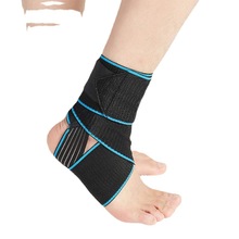 绷带缠绕运动护踝 篮球足球跑步护脚踝防扭伤硅胶防滑护脚腕男女