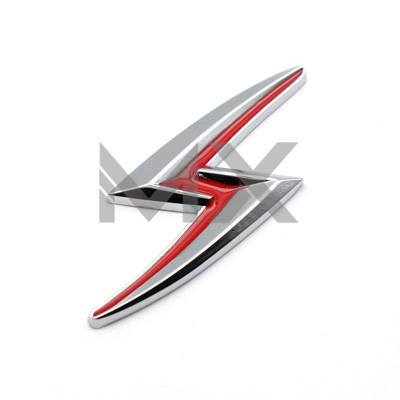 适用于尼桑nissan s14 s15 个性改装金属闪电车标 车尾标 车身贴