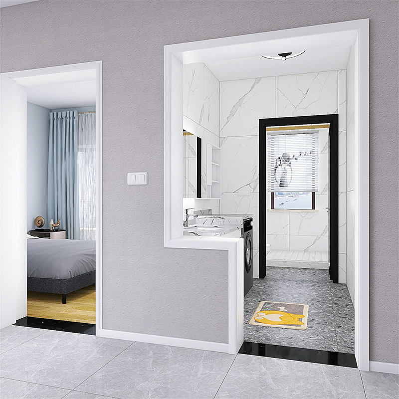 极窄法国边人造大理石门套线阳台垭口门框包边窗台板收边条通体砖