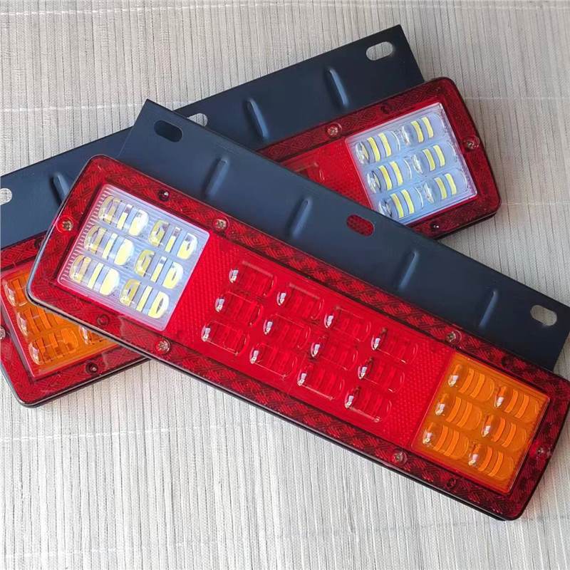带架131后尾灯总成led小货车农用车跃进福田时风五征三轮车倒车灯
