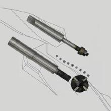 刀杆小径忽刀钨钢沉孔钻反面反向一套刃具面铣刀刮平刀反锪刀