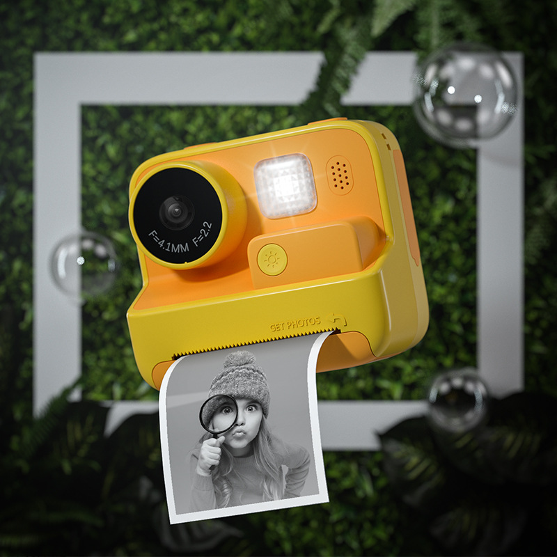 Children's Polaroid Printing Digital Camera Hd Slr Dual Lens Shooting Camera Toy