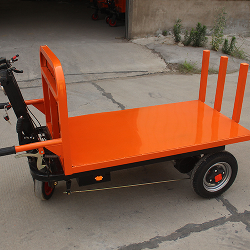 山东弘创电动手推车 手推平板车 电动拉灰车 水泥运输车-阿里巴巴