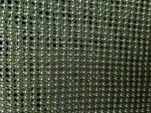 潮艺厂家供应3m珠铝网片，铝片网，金属片钻片服装饰品，铝网布