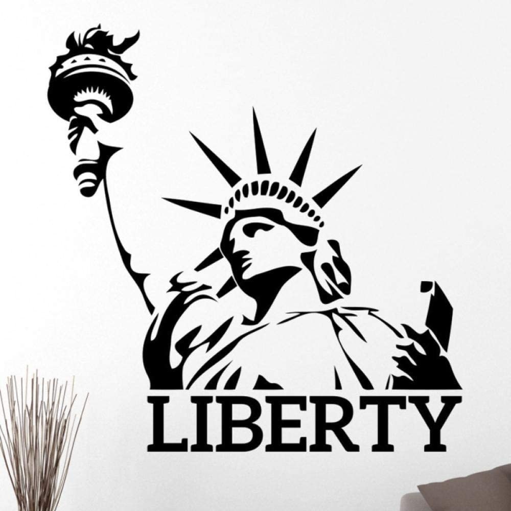 liberty自由女神肖像墙贴花镂空wall decor跨境亚马逊ebaydw14225