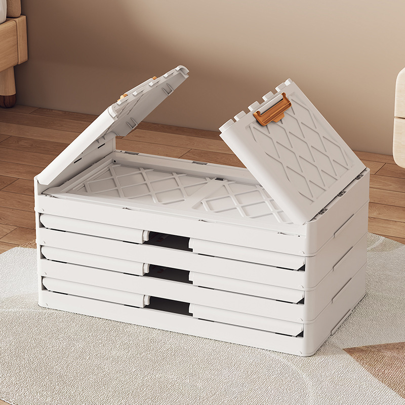 收纳箱家用收纳柜衣物衣服被子整理箱塑料透明折叠储物箱收纳盒