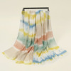 Foreign trade Selling tie-dyed Gradient fashion Scarf Cotton and hemp Feel scarf Spring and summer Thin section Travel? Shawl VS426