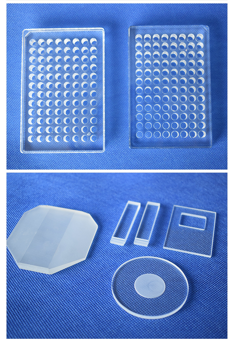 异形石英片 打孔石英片开槽石英板石英圆环磨砂石英片石英抛光片