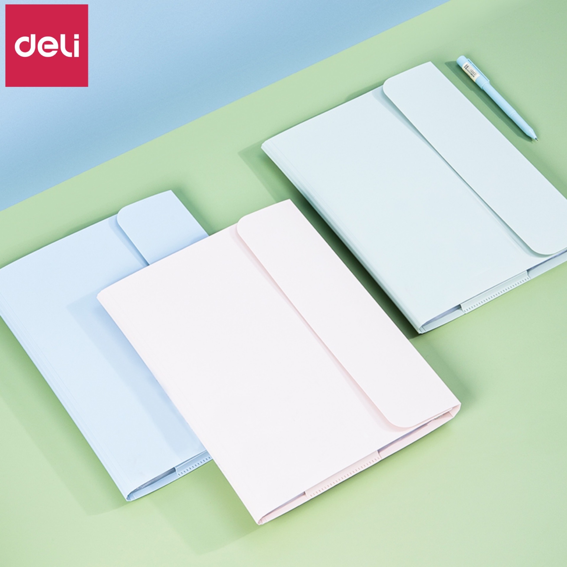 得力72676文件夹试卷收纳夹a3试卷资料册小清新学生分类试卷册