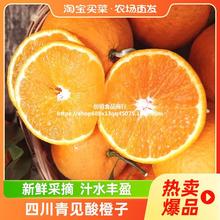 四川青见酸橙子果冻酸橙2斤起当季新鲜水果皮薄肉厚限秒
