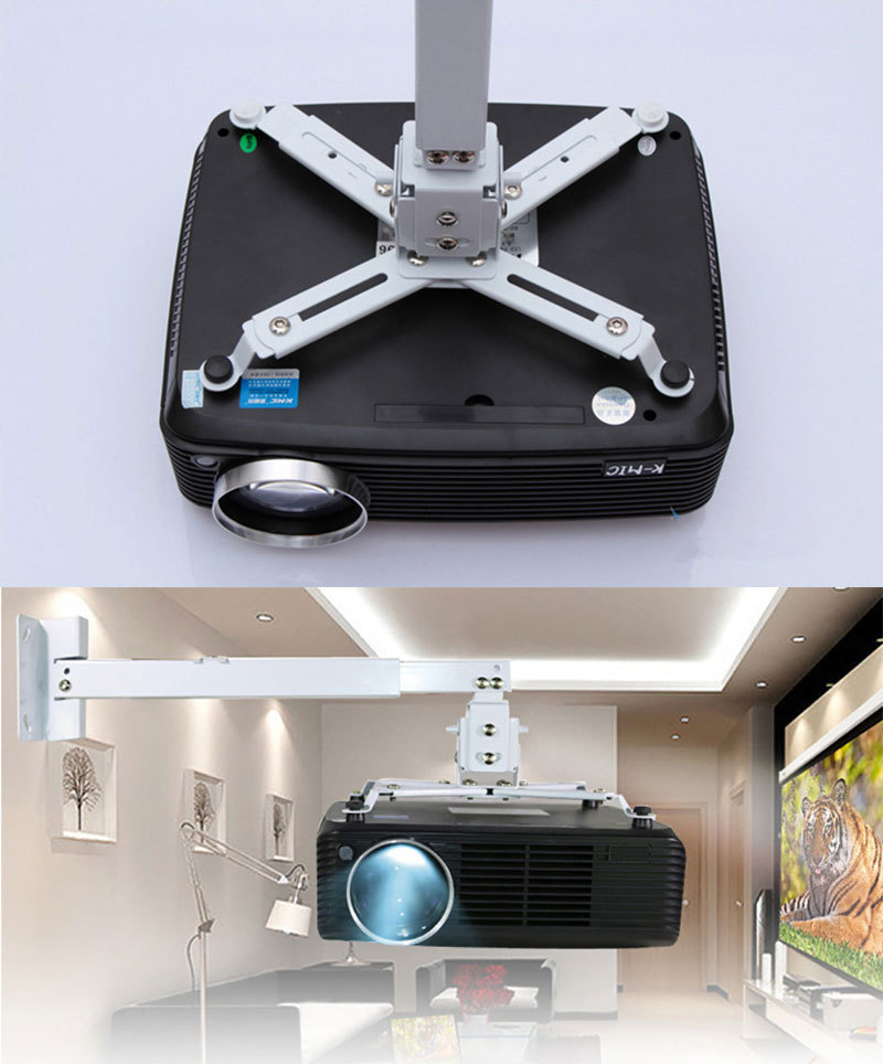 信优投影机吊架/墙碧架/投影仪吊装支架适用于4孔厂家批发