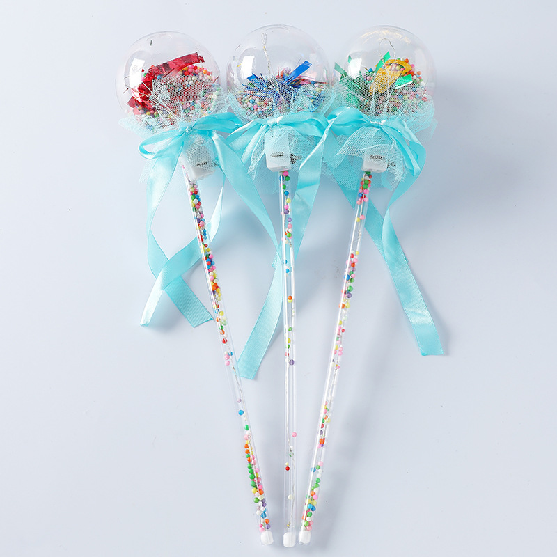 波波球星空棒魔法棒 闪光仙女棒 地摊广场夜市爆款儿童玩具批发