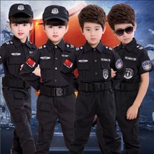 儿童服服装警男童小装特野战特种兵套装幼儿园角色扮演服装