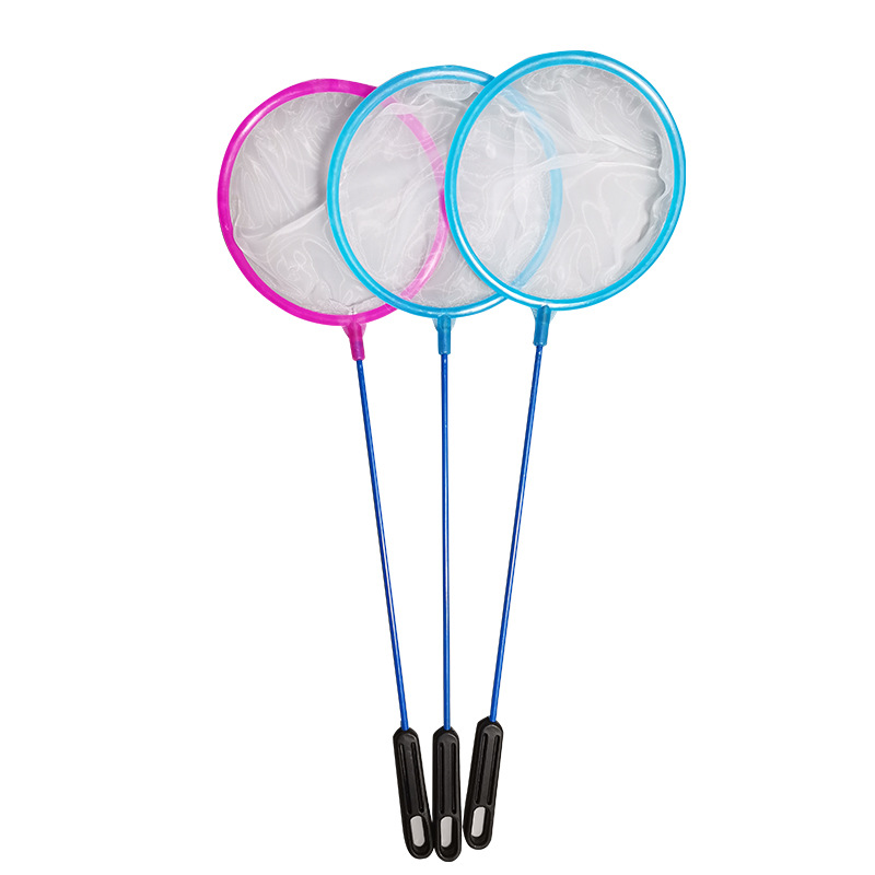 鱼缸粗密小鱼捞水族抄网捞鱼网兜圆方形手抄鱼网金鱼观赏鱼小鱼网