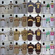 棒球服教士队球衣球迷精英版 Padres 23# TATIS 13# 2#