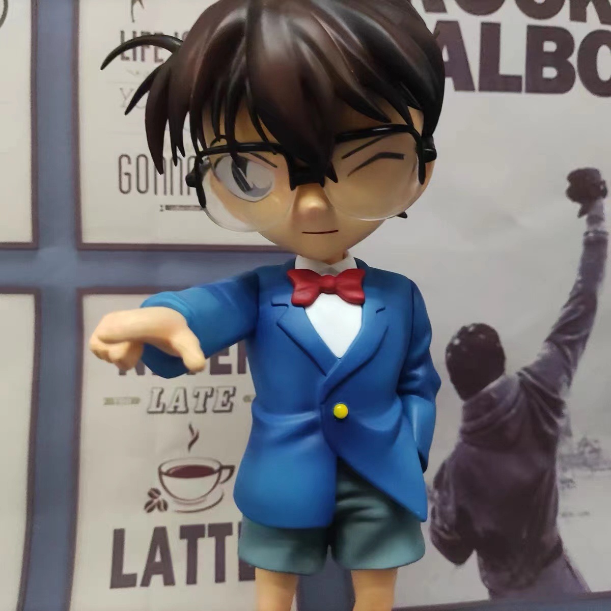 名侦探柯南手办工藤新一gk雕像景品lk摆件动漫周边生日礼物